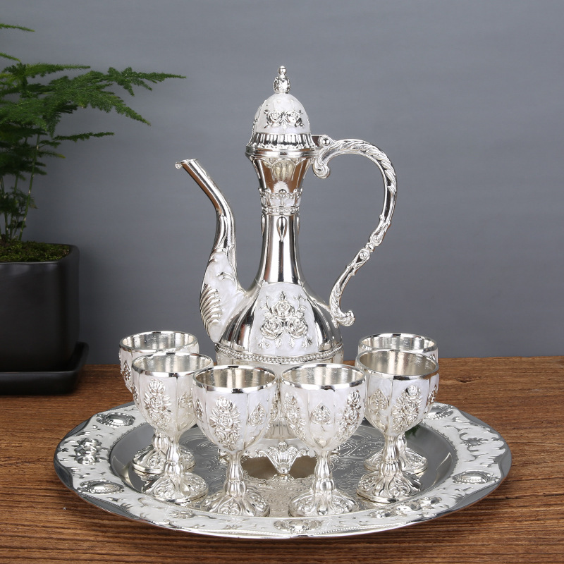 Exquisite Wine Set Court Stylehome Decor Piece Classic And Creative Wine Glasses And Carafes For Dining Rooms And Hotels