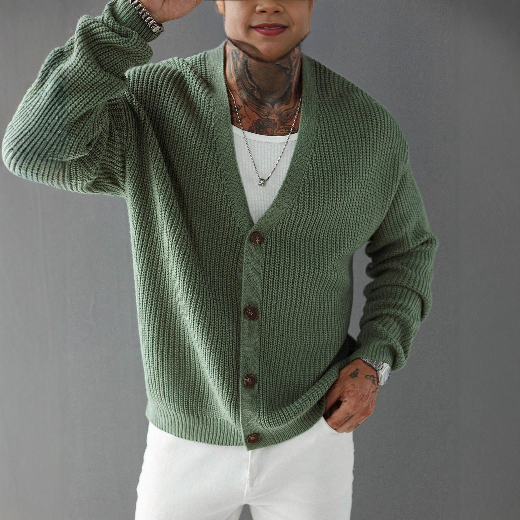 Casual Versatile Innerwear Outerwear Sweater