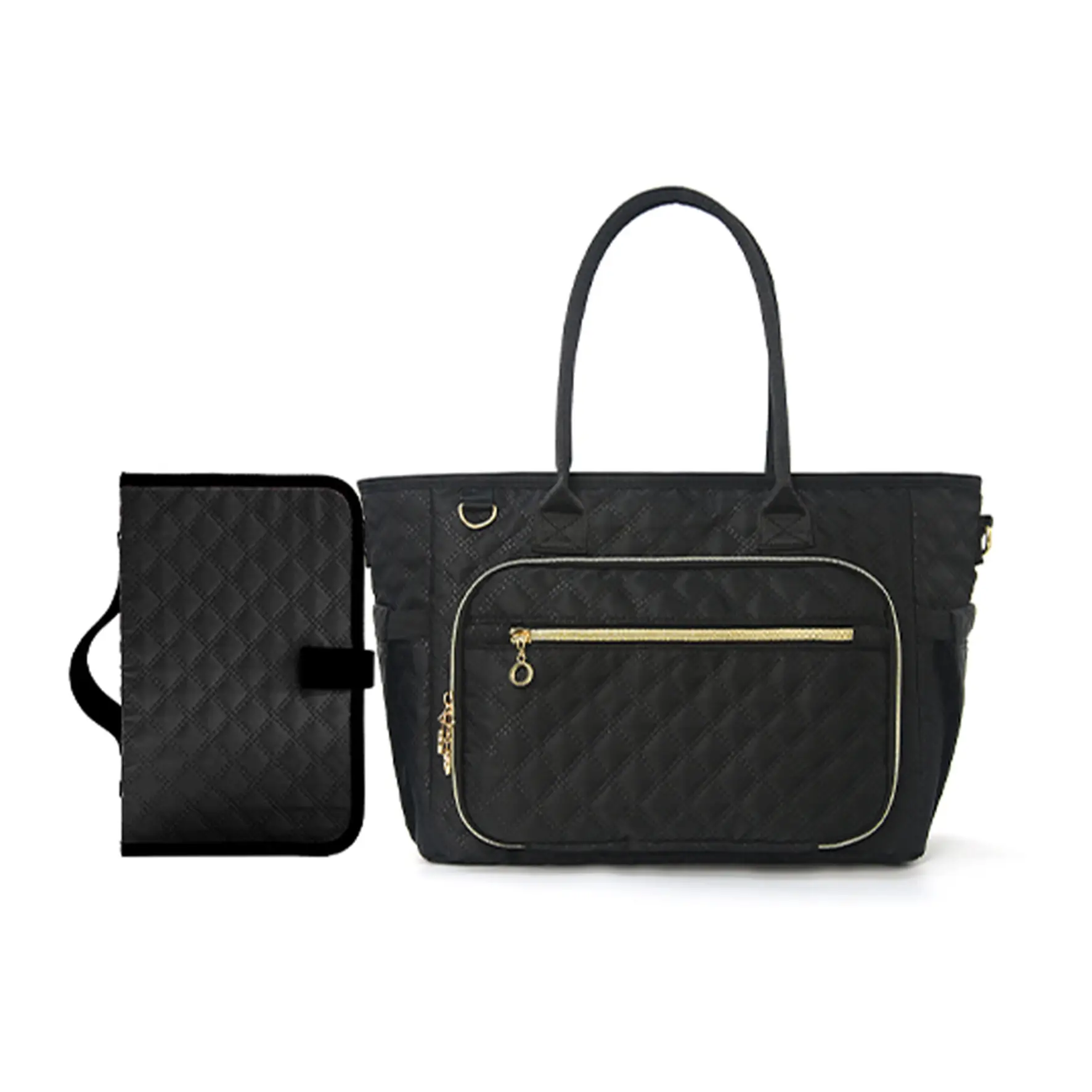 Diaper Bag Baby Outing Backpack Large-Capacity Waterproof Small Square