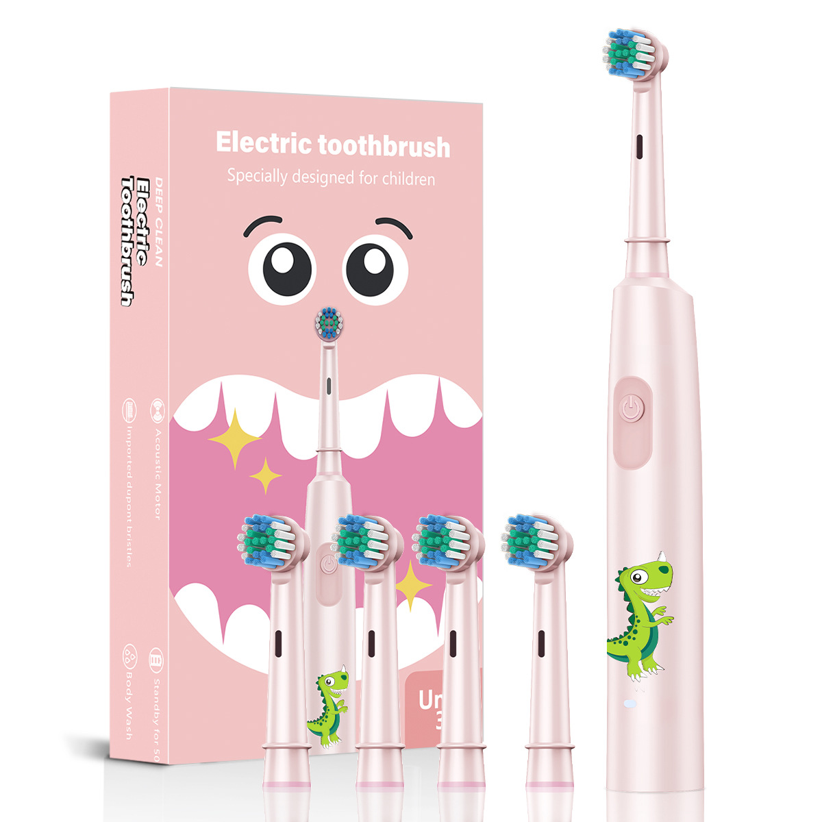 Children's Soft Bristle Waterproof Electric Toothbrush