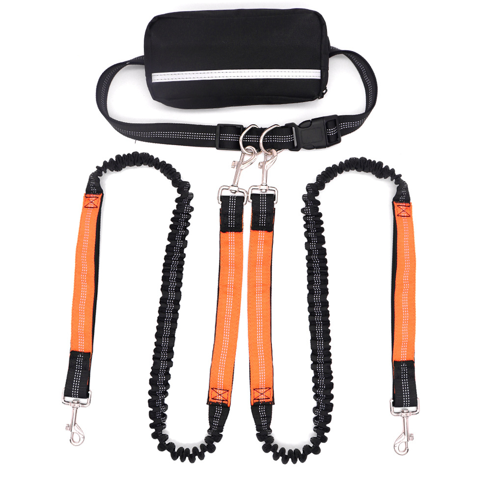 Doubl-headed LeashOne Leash For Two DogsRunning And Walking Dog Leash With Burstresistance 7
