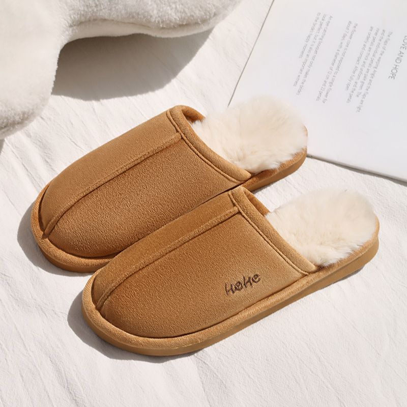 Indoor Warm Plush Cotton Slippers