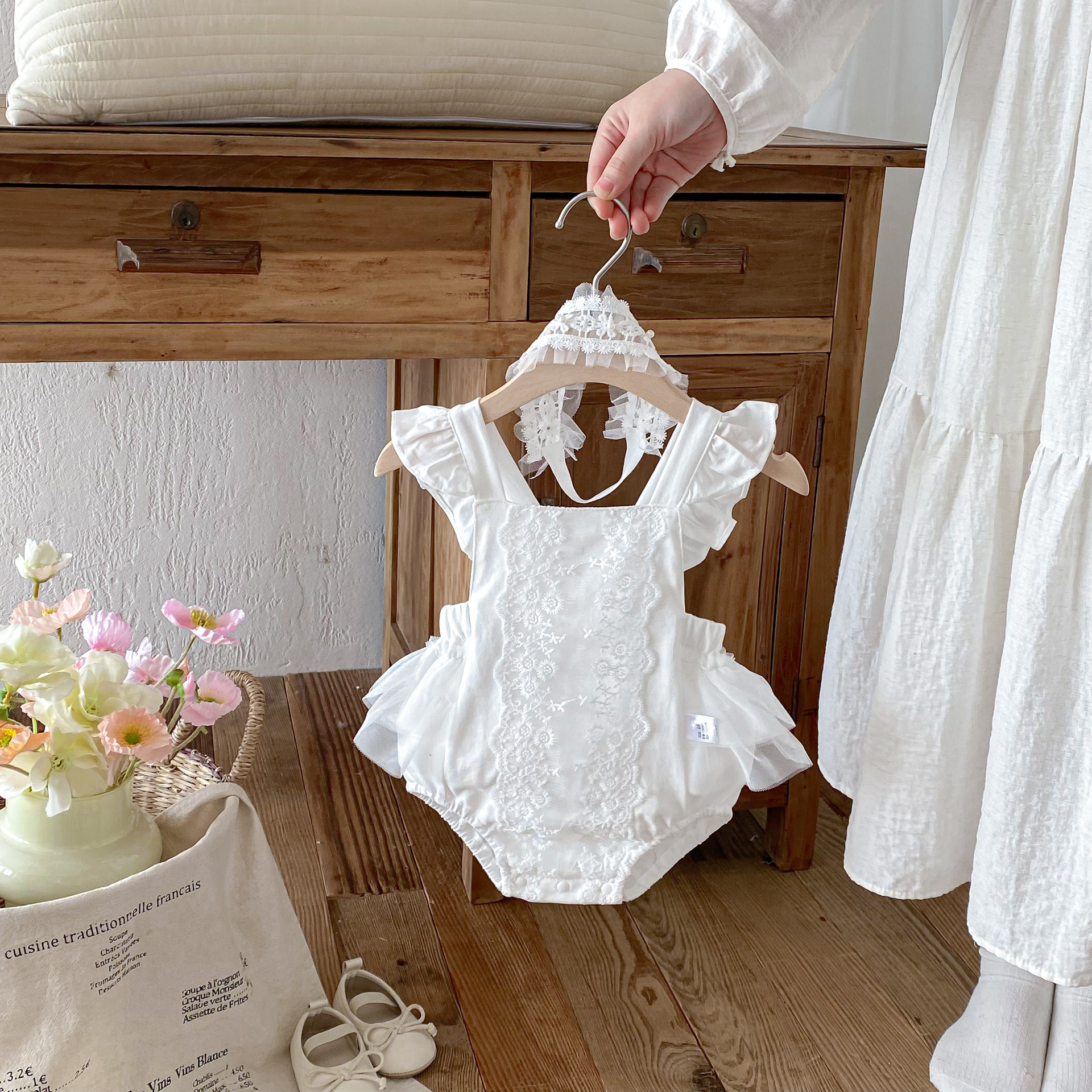 Summer Lace Romper For Baby Girls