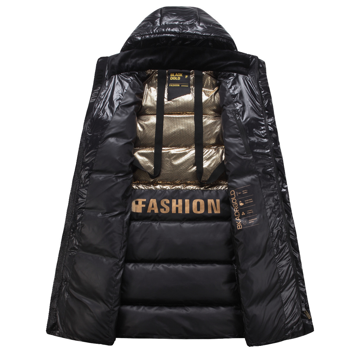 Hooded Goose Down Jacket, picture 6 of 6
