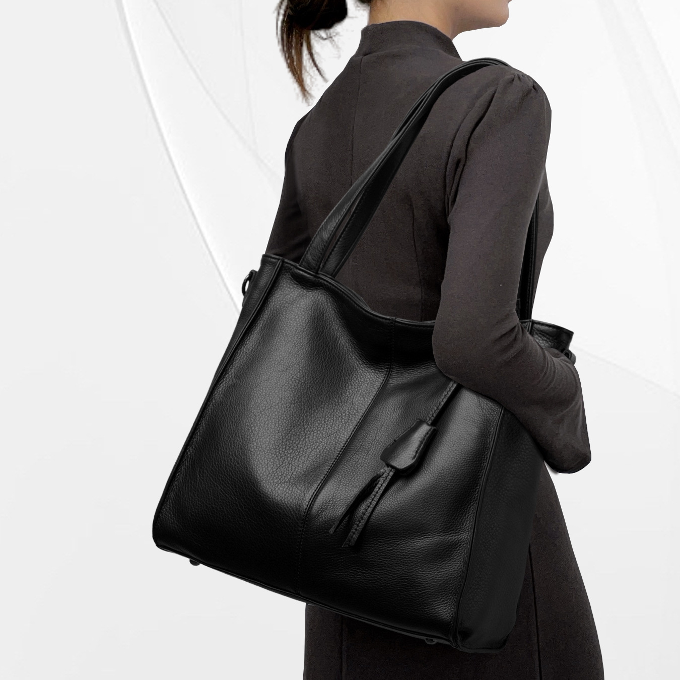 Genuine Leather Crossbody Bag, picture 3 of 6