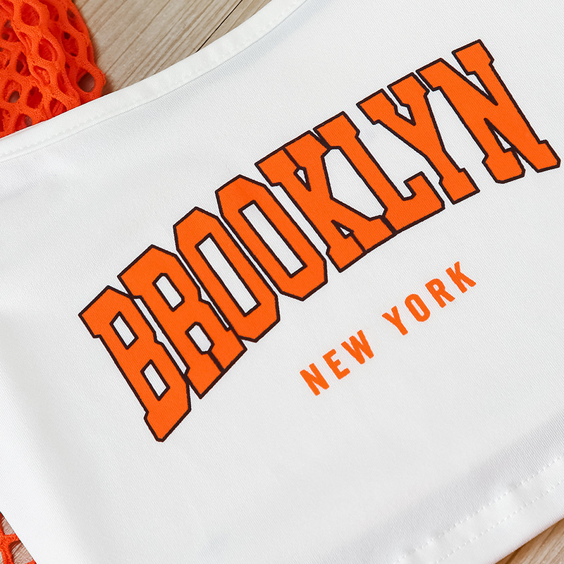 Summer New Mesh Shirt Short-Sleeve Top Pullover Three-Piece Set