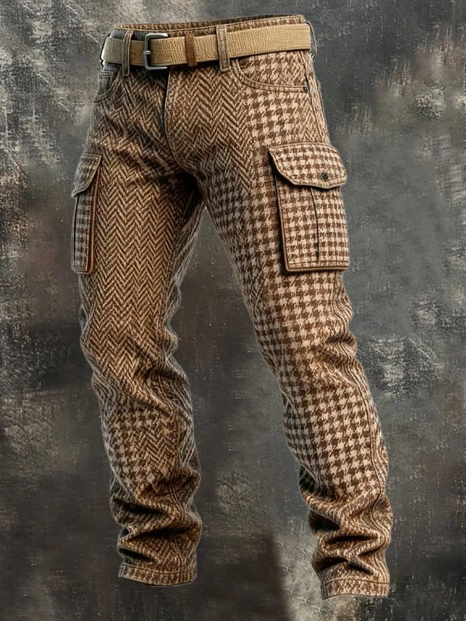 Retro Work Pants For Men In The Punk Style Inspired By Europe And America