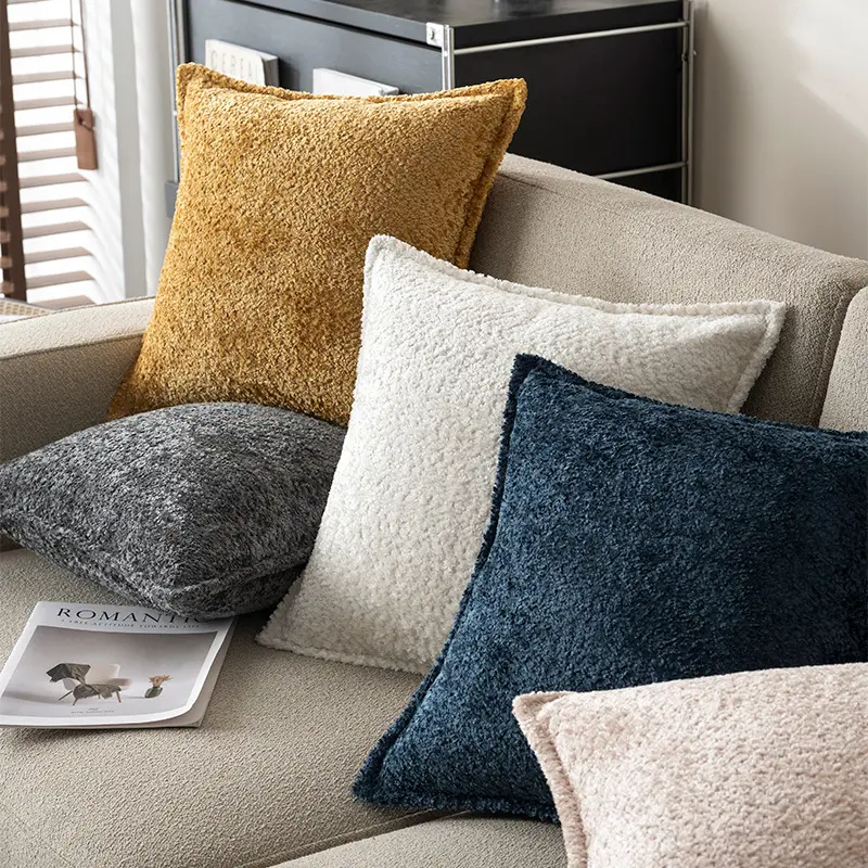 Modern Minimalist Chenille Pillow Cover