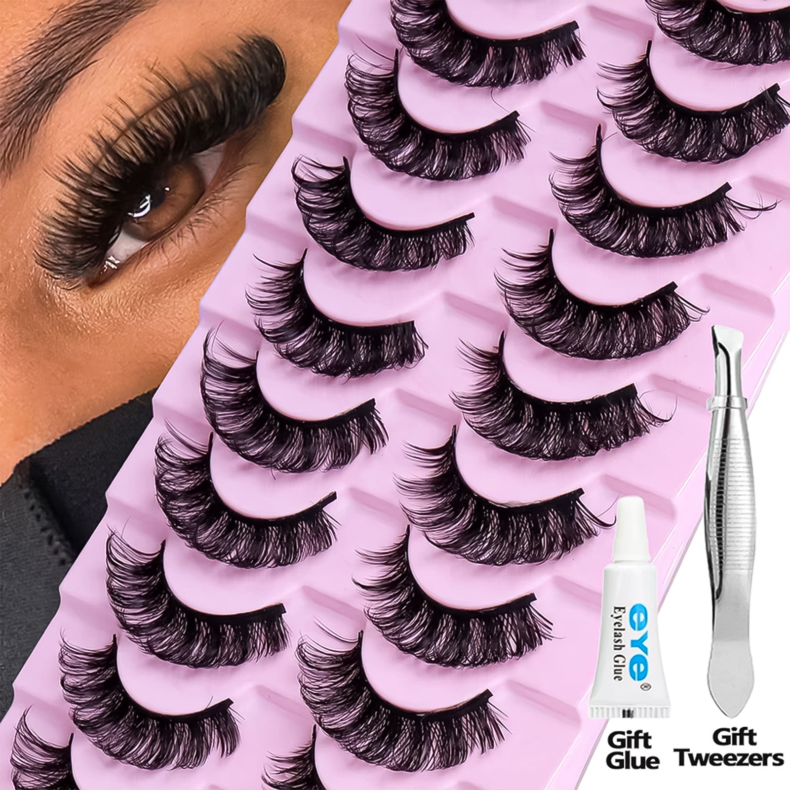 Best-selling Thick-style False Eyelashes European And American Style