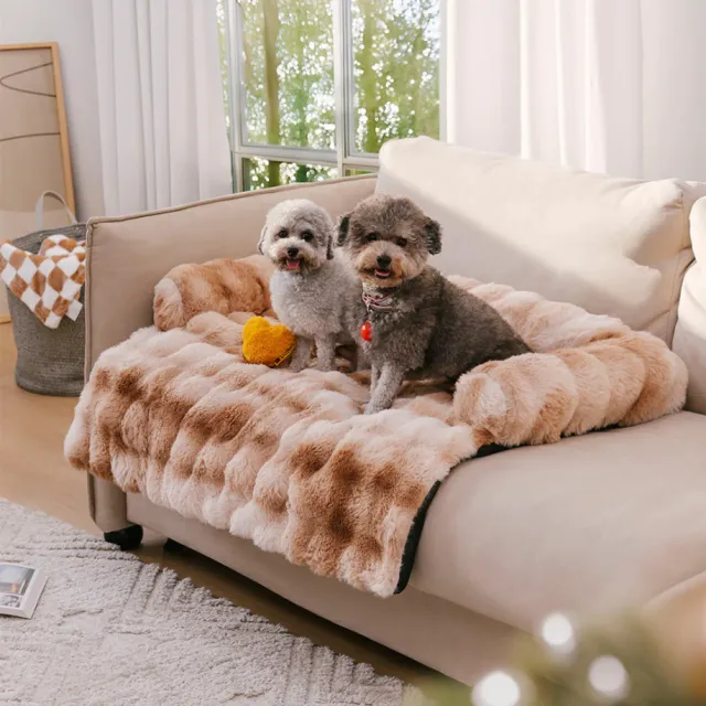 Kennel Right Angle Removable And Washable Kennel Pet Sofa Plush Kennel Brown - Shop at LoveMi