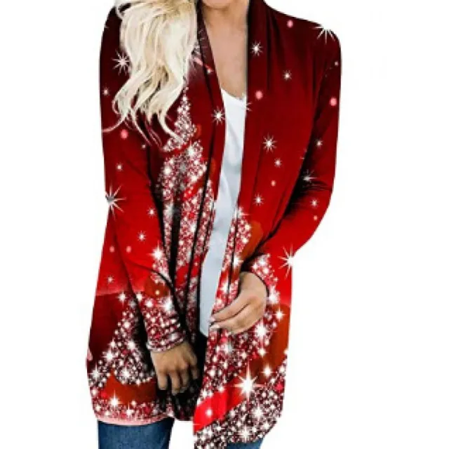 Knitted Sweater European And American Style Loose Rainbow Long Coat Kl121214Yj065 - Shop at LoveMi
