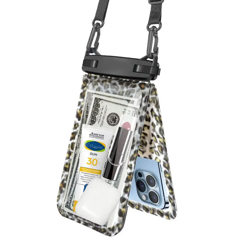 Double Compartment Phone Waterproof Bag For Beach Swimming