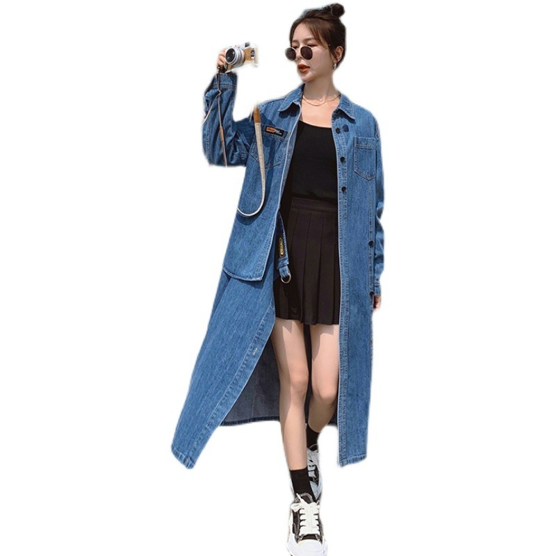 Design Sense Niche Denim Dress Retro Temperament Female