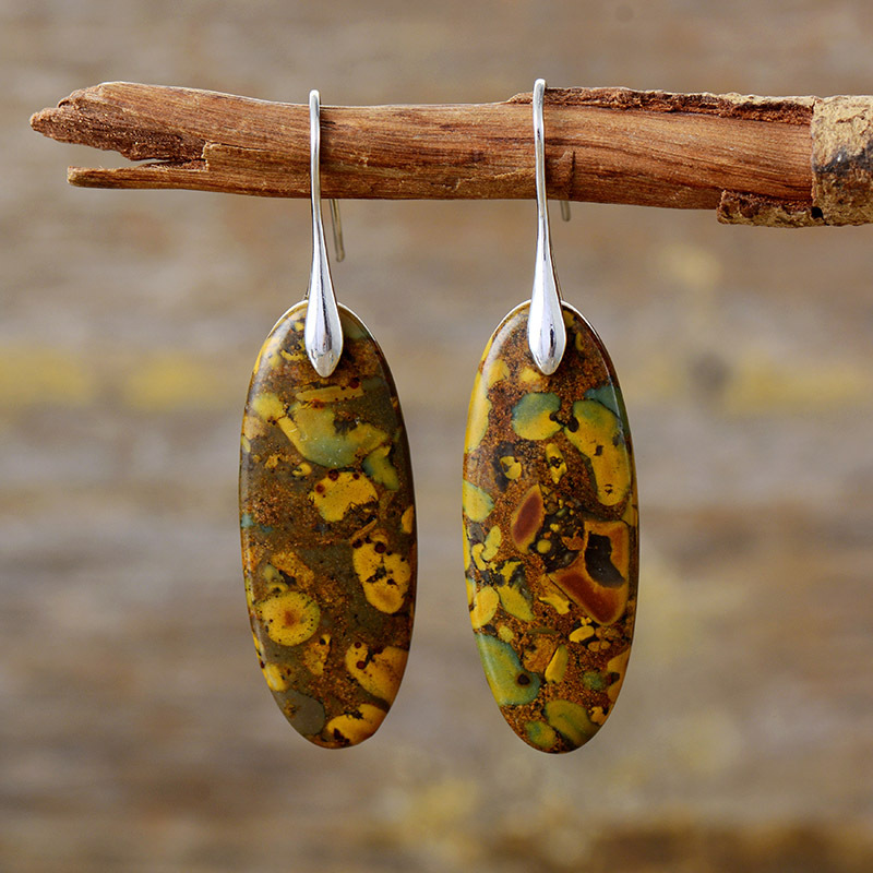 Bohemian Natural Stone Earrings For Women