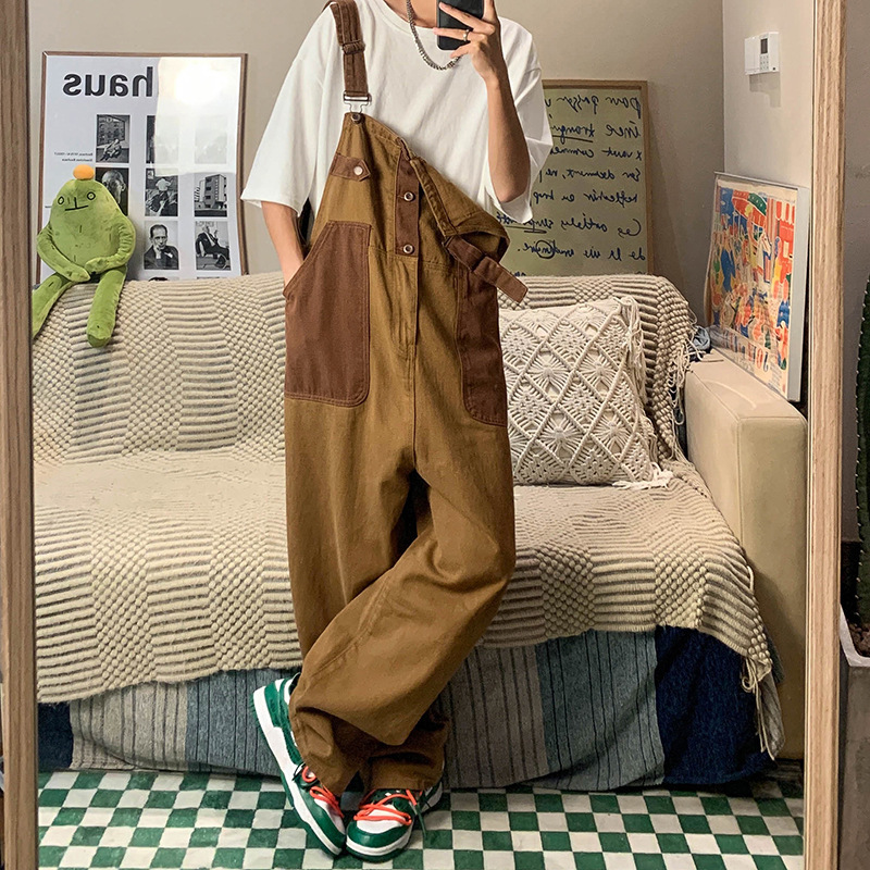 Men's Vintage Casual Wide-leg American Overalls Fa9a71ab F72c 4cf0 B736 859eaaddba3d