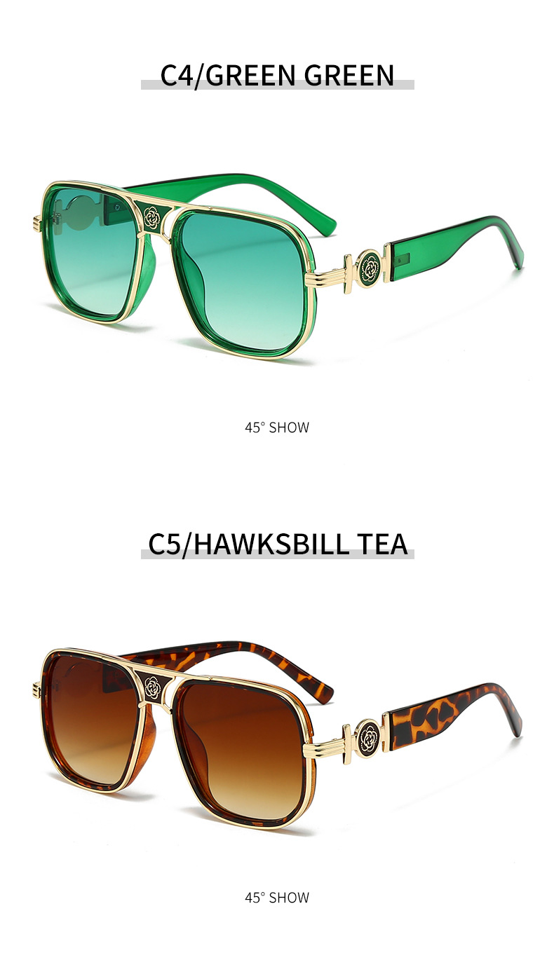 Womens Large-frame Metal-frame Sunglasses Casual And Sophisticated Fa9b594f 1cab 4003 Bd73 1e614e26529c