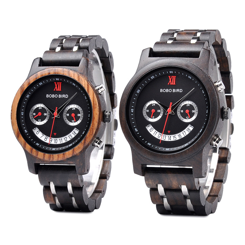 Wooden Classic Wooden Pointer-style Quartz Watch 3