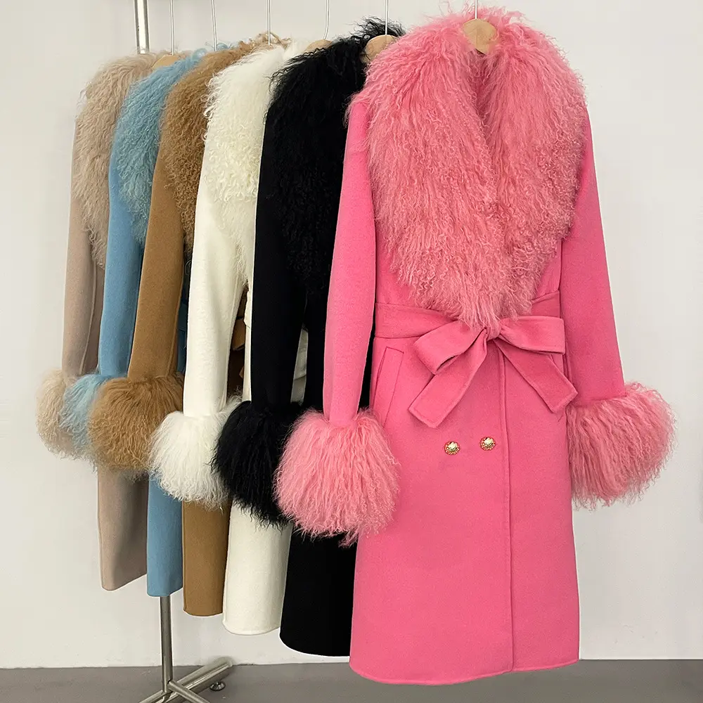 Long Double-faced Wool Coat