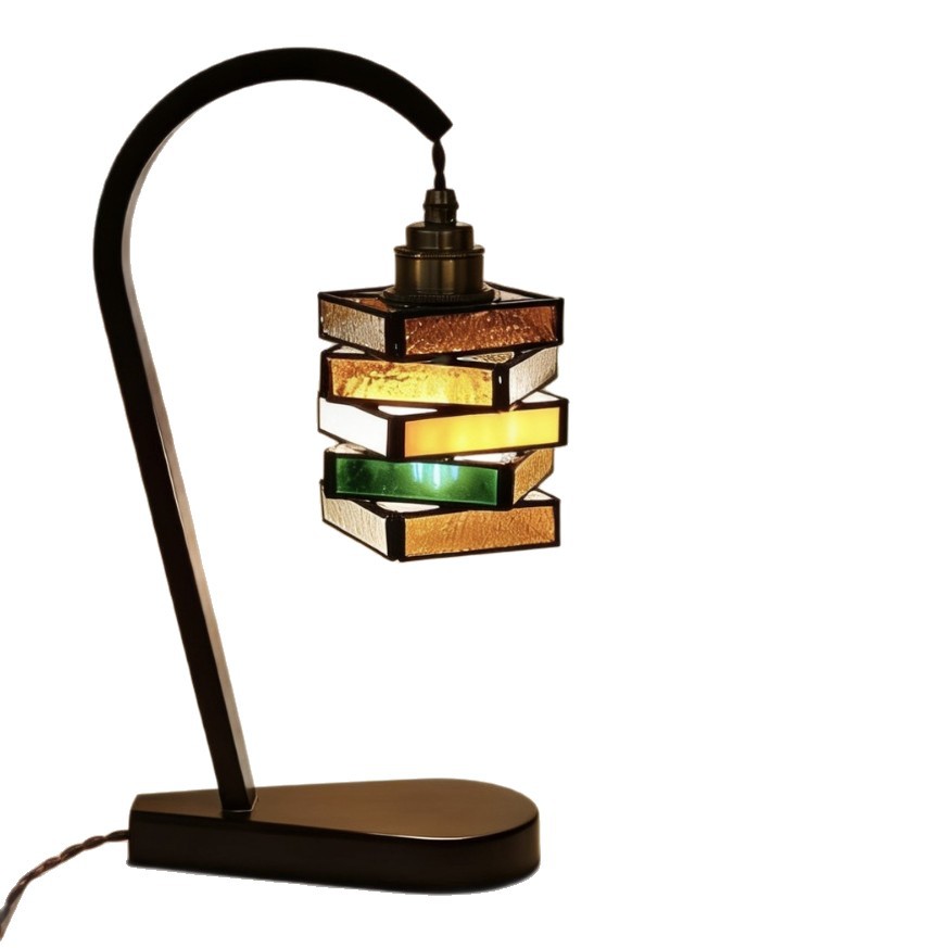 Solid Wood Bedside Table Lamp