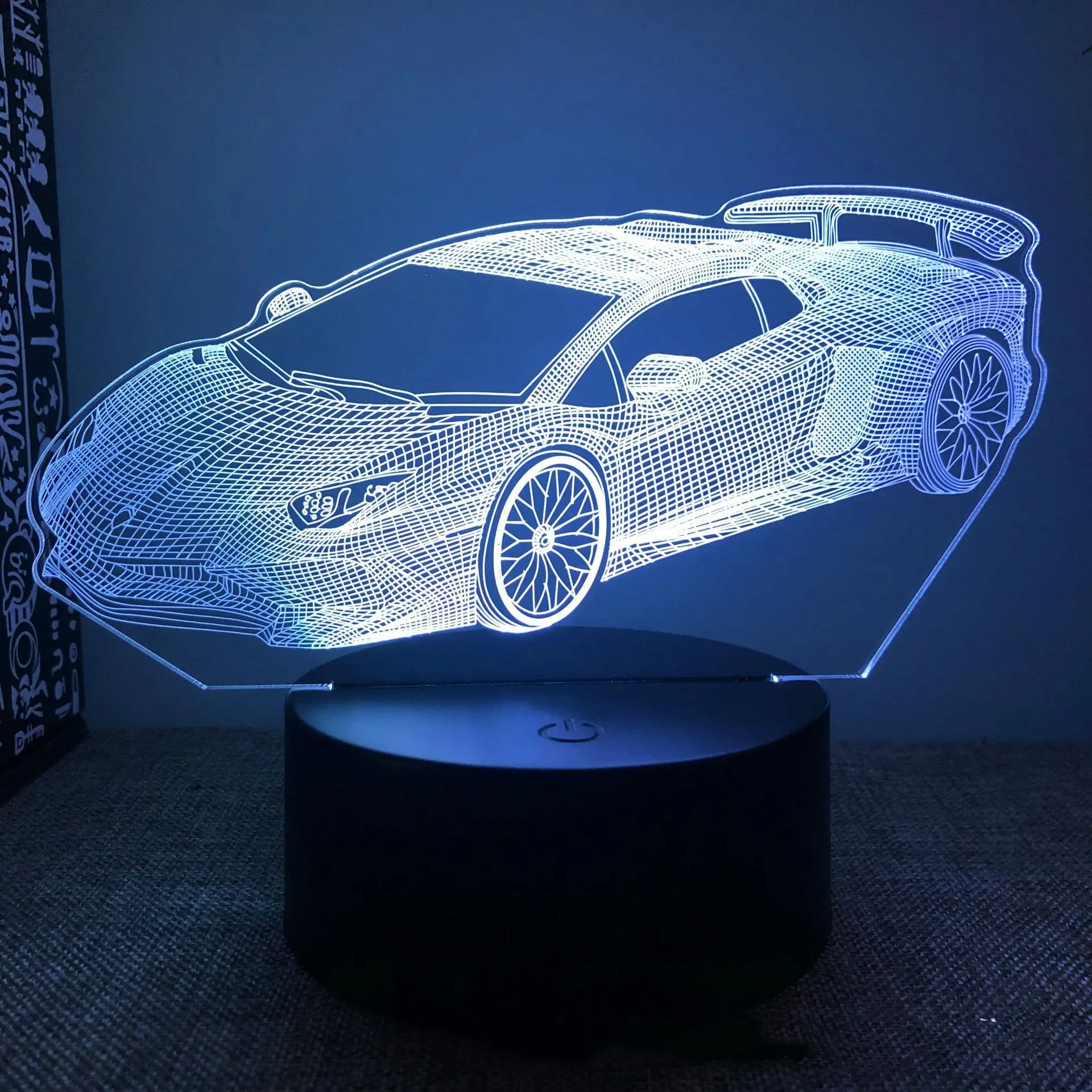 USB Touch Remote Control Creative Bedside Lamp