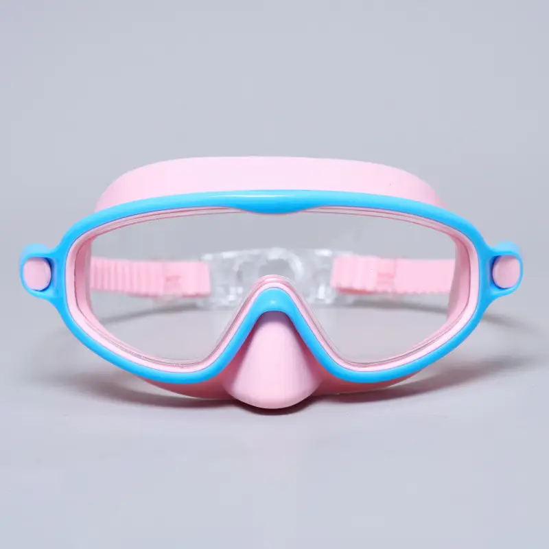 Children's Large Frame Waterproof Anti-fog Outdoor Swimming Goggles