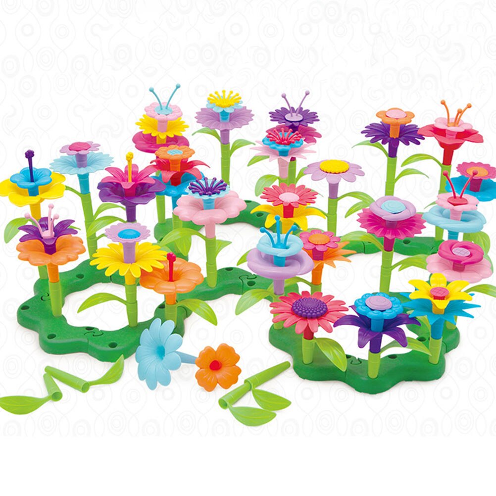 Build-A-Garden Flower Building Toy Set