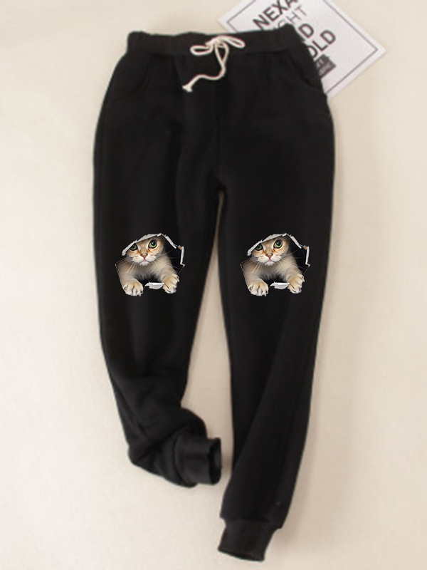 Title 5, Herfst- en winter fleece gevoerde warme legging...