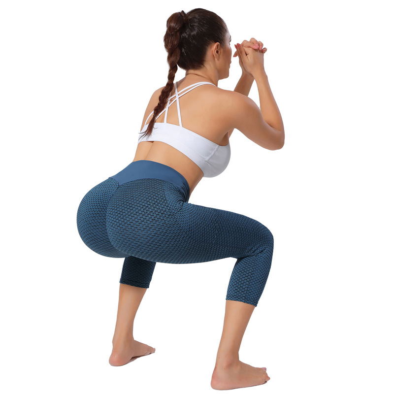 Title 31, Beautiful Peach Buttocks Skinny Cropped Yoga Pa...