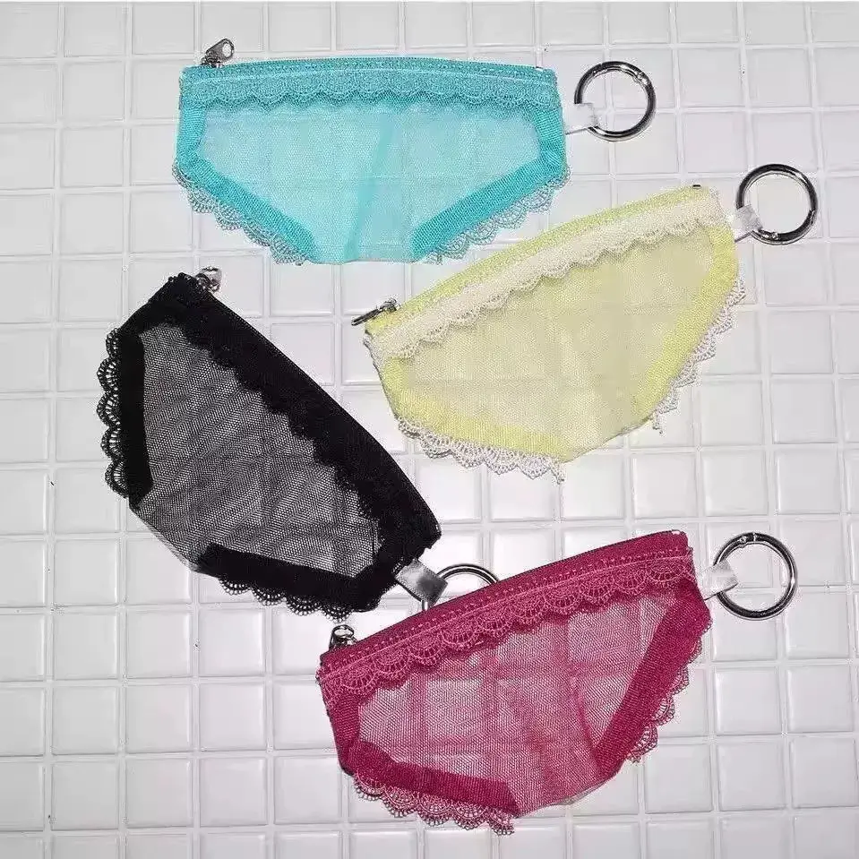 Thong Underwear Sexy Mesh Convenient Storage Bag