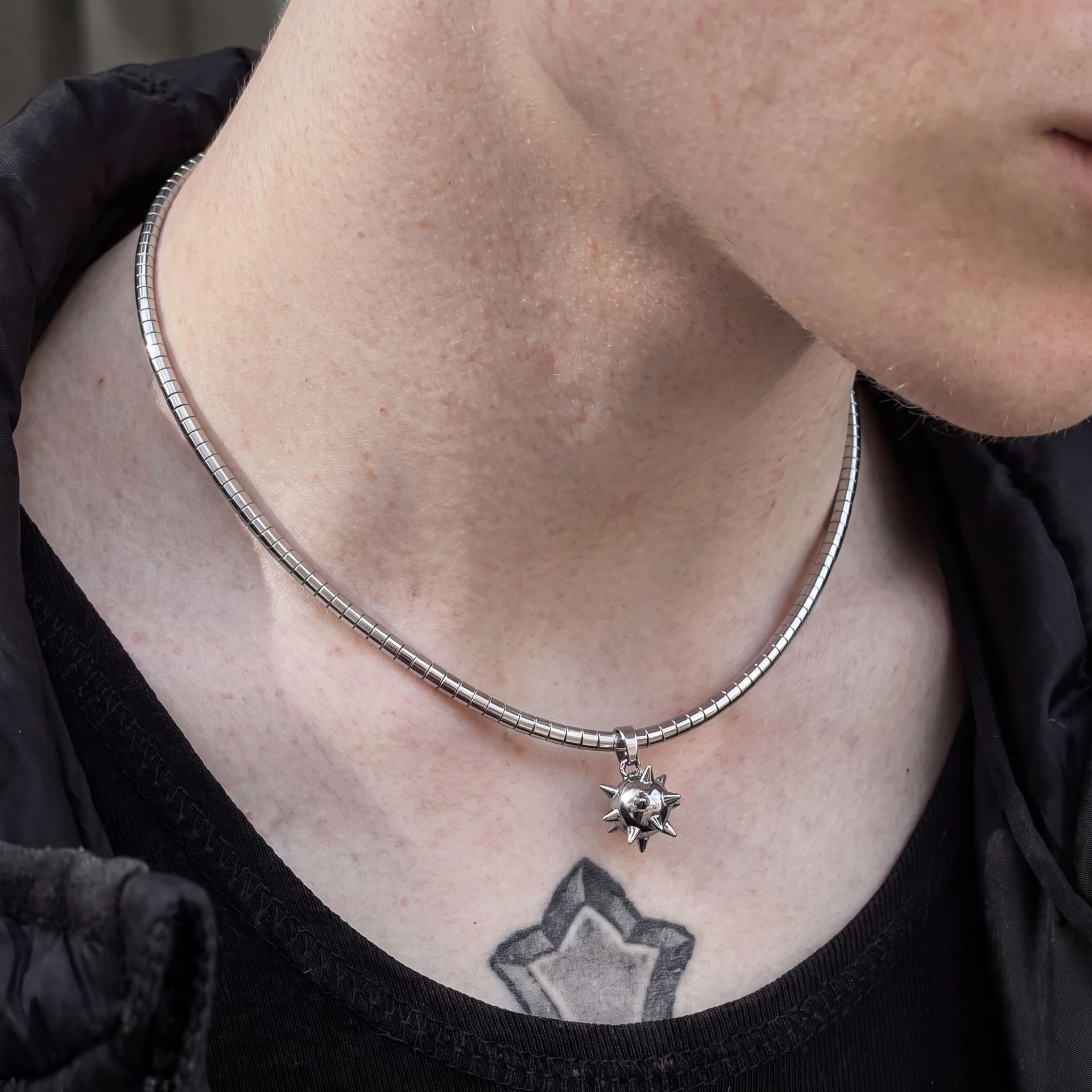 Pierced Long Necklace For Men And Women