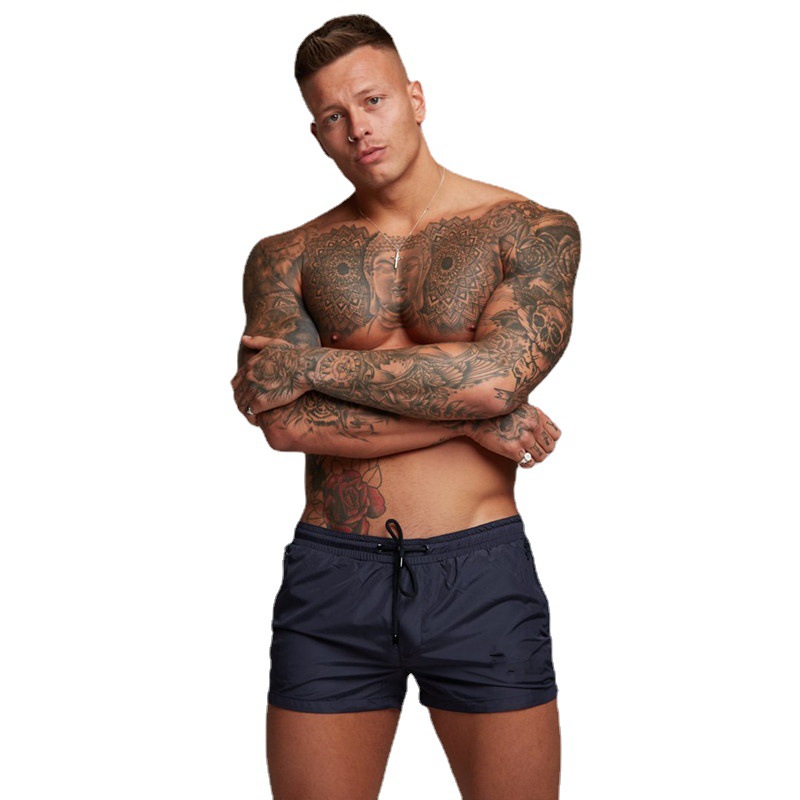 Sports Fitness Summer Casual Pants Muscle Workout Fifth Pants Men's Sports Running Beach Shorts
