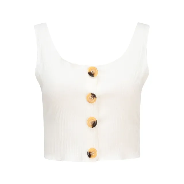 V neck Nightclub Backless Camisole Lace up Sleeveless Bottoming Top White - Shop at LoveMi