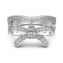 White Gold Color Dy121143Swwh