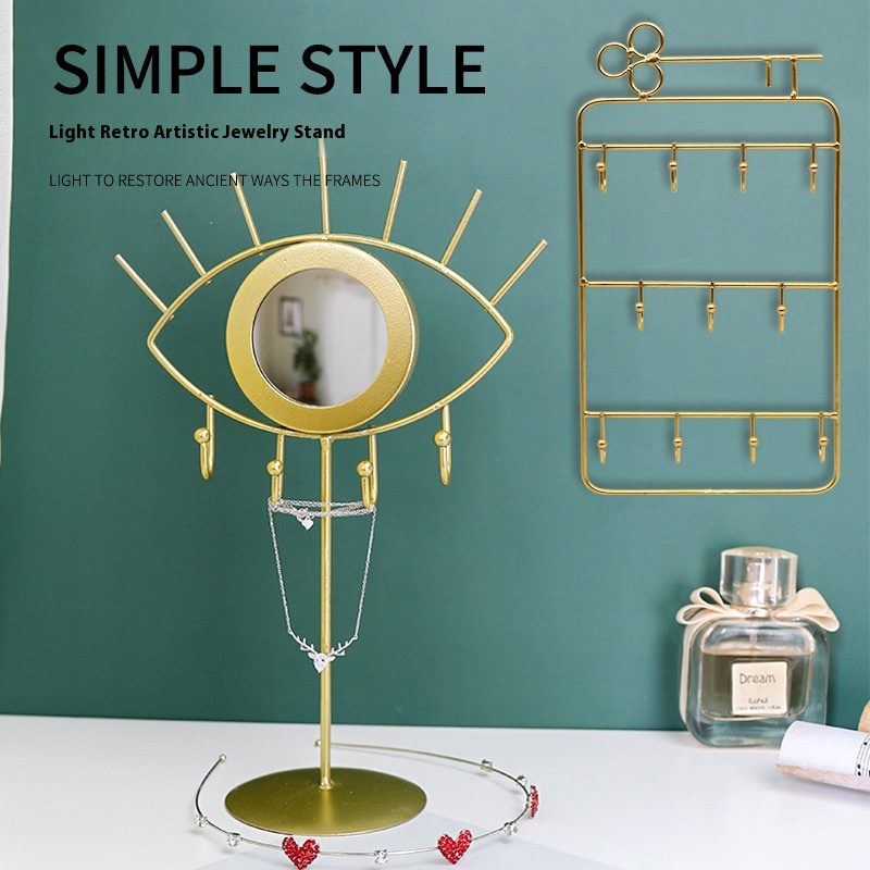 Simple Iron Modern Jewelry Display Stand