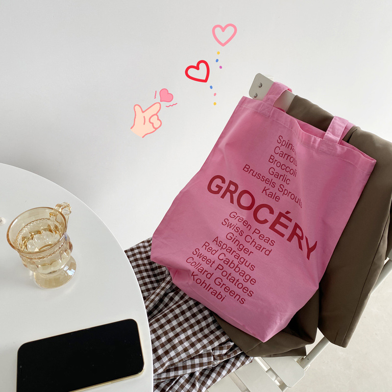 GROCERY Pink Shoulder Bag