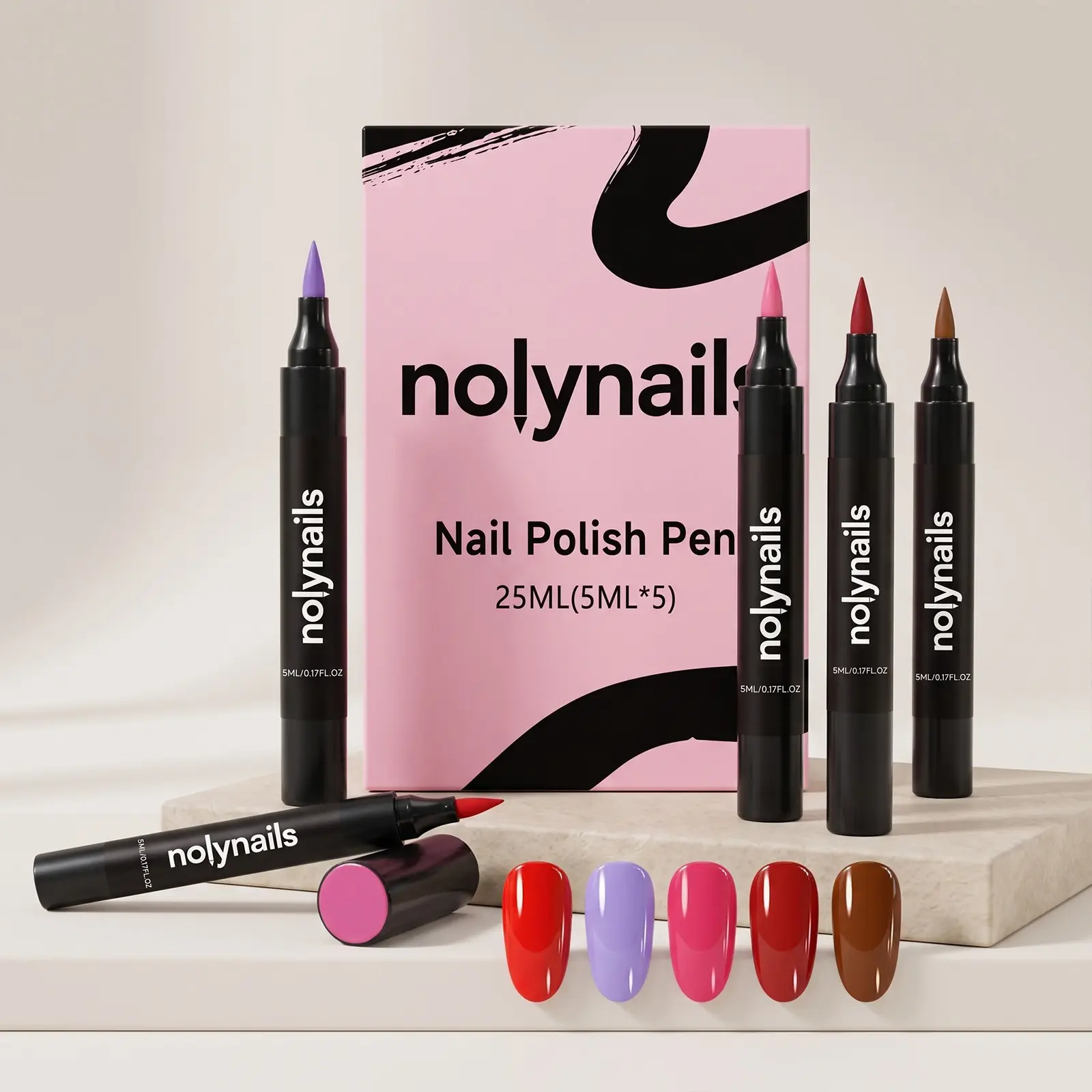 Multi-color Convenient Easy-to-apply Gel Nail Polish Pen