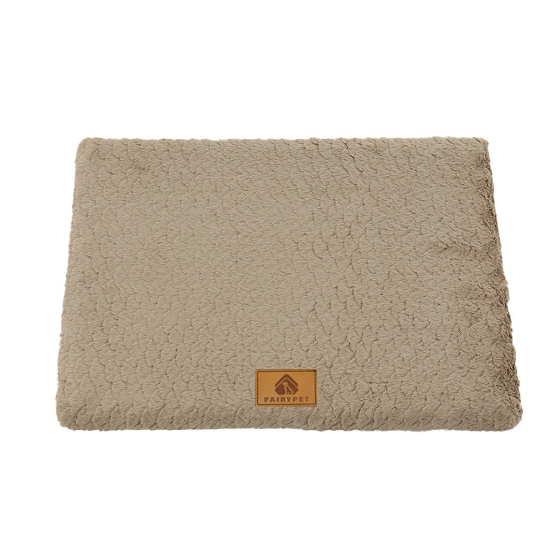 Thickened Plush Pet Mat High-density Egg-crate Foam Camel S