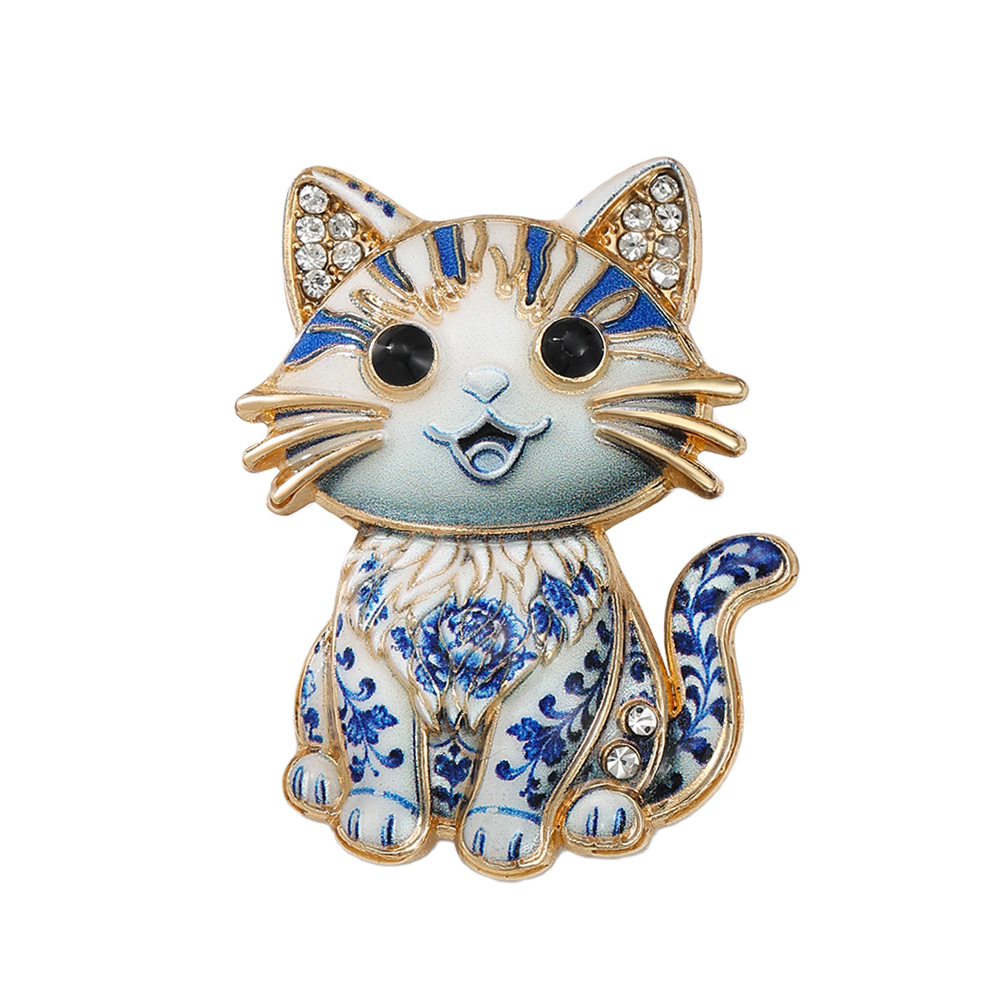 Tiger-Striped Cat Brooch, picture 3 of 6
