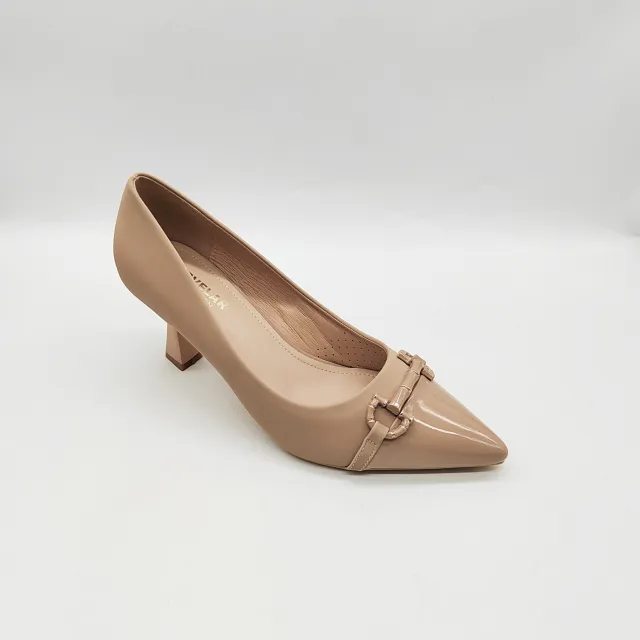 French style Womens Exquisite Leather Belt buckle Peep toe Stiletto Pumps Khaki - Shop at LoveMi