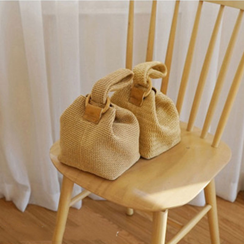 Woven Straw Tote Bag, picture 3 of 5