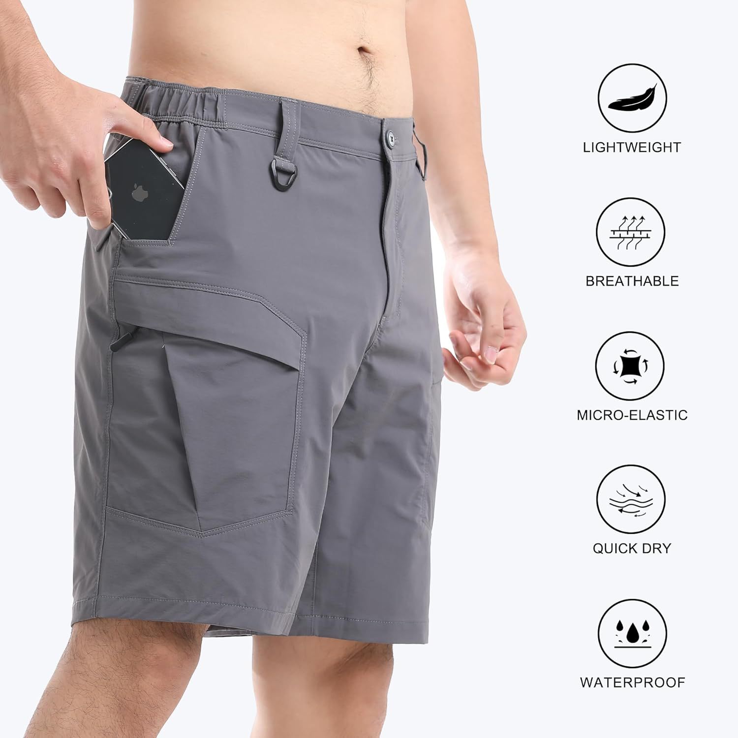 Fashion Personality Men's Multi-pocket Tactical Shorts