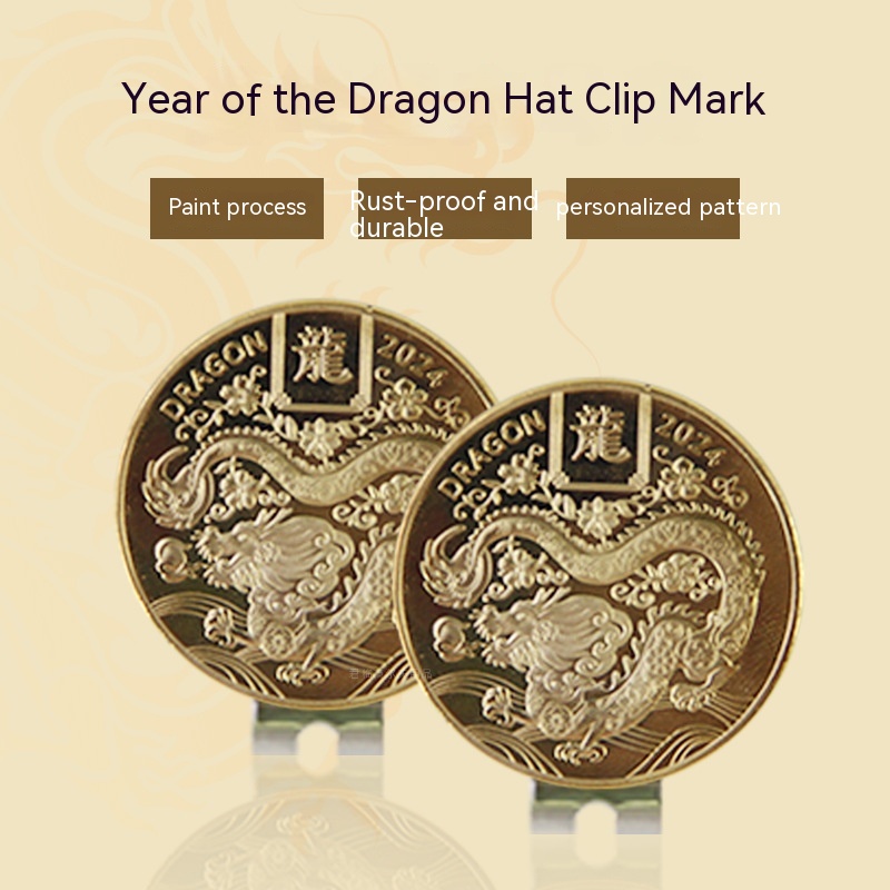 Longnian Hat Clip Paint Metal Craft Personalized Patterns Creative Tools