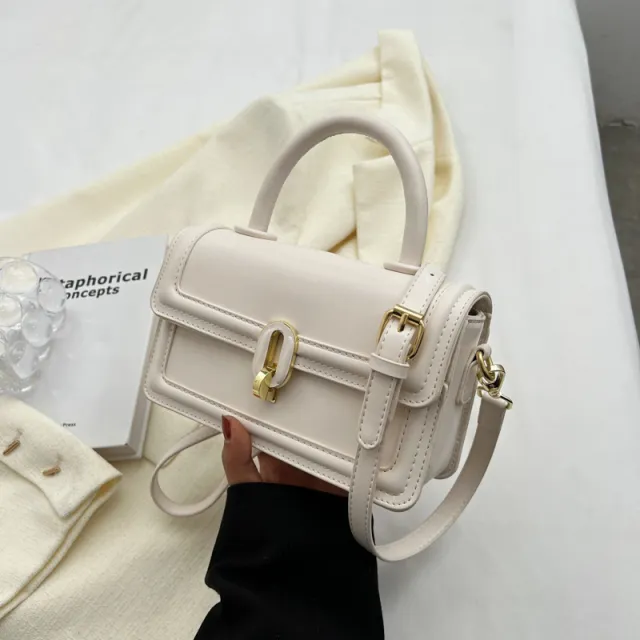 Crossbody Women's Bag Niche Commuter Bag Large Capacity White - Shop at LoveMi