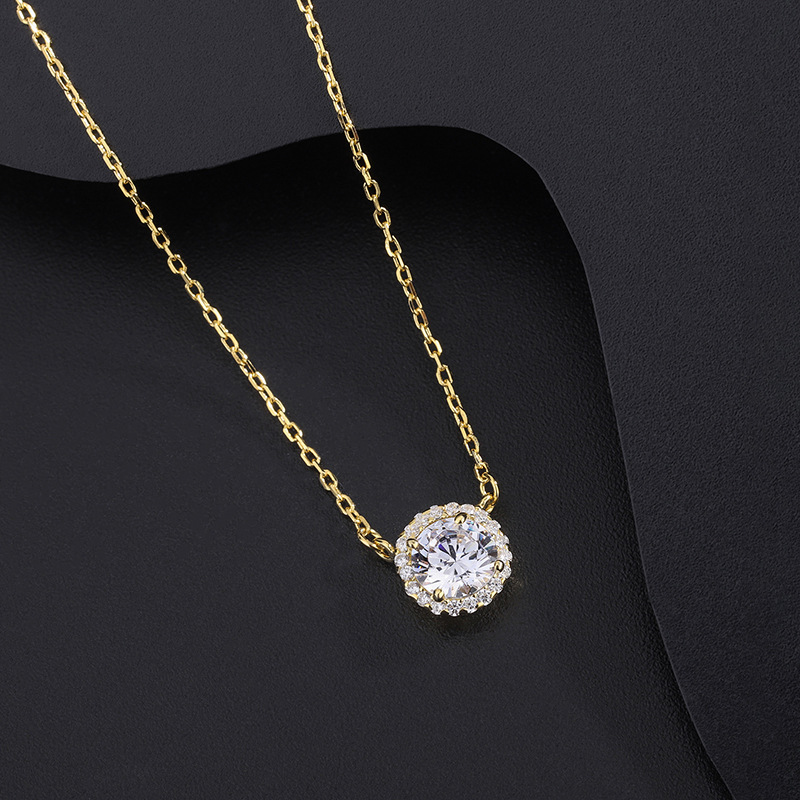 Women's Europe And America Cross Border Round Pendant Necklace