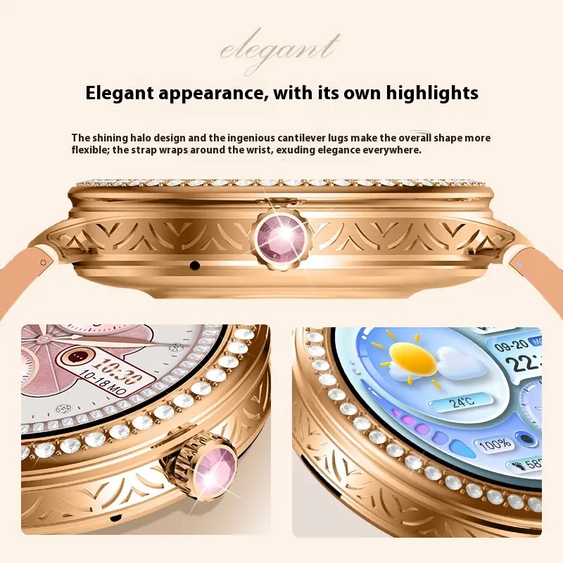 Health Monitoring Sports Record Women's Smart Watch