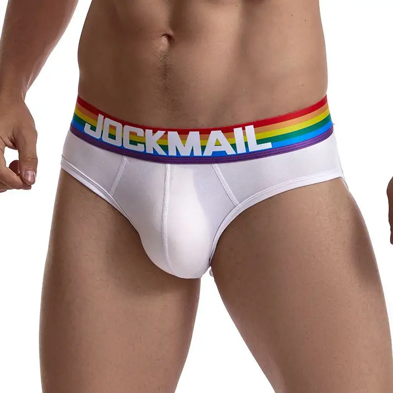 Rainbow Briefs Low Waist Sexy Pure Color
