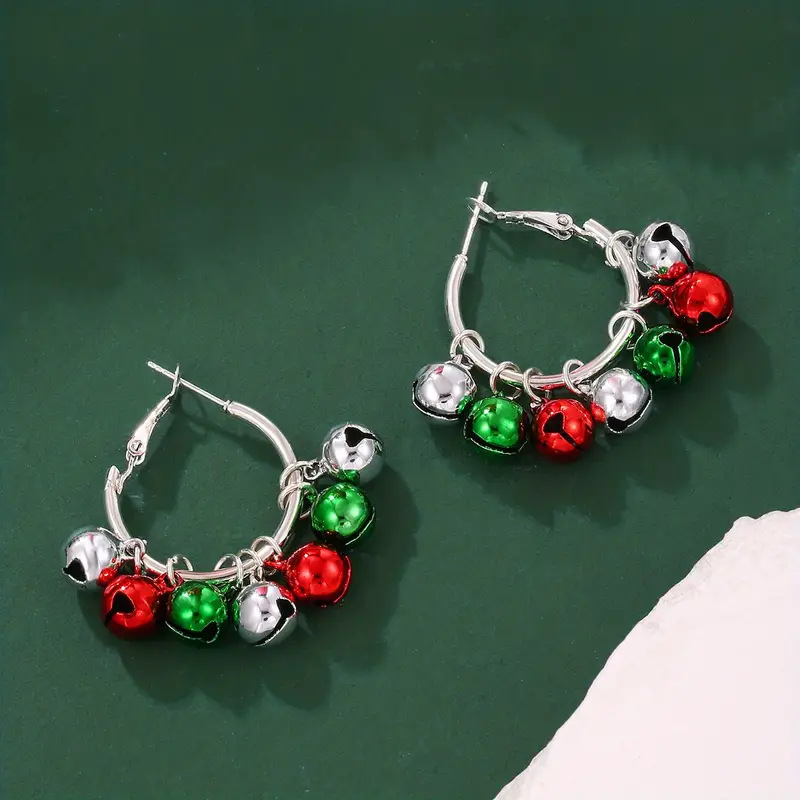 Women's Creative Cute 3-Color Bell Earrings