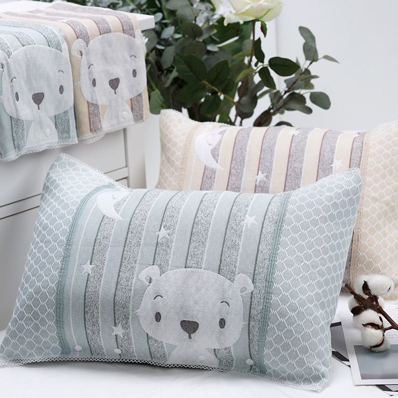 Cotton Pillowcases Four-Layer Gauze