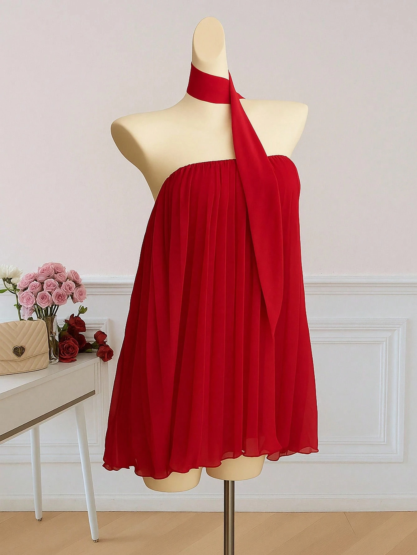 Womens Fashion Chiffon Dress