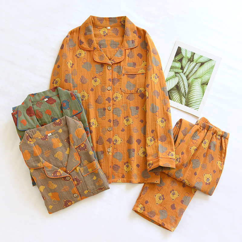 Spring And Autumn Thin Cotton Homewear Suit